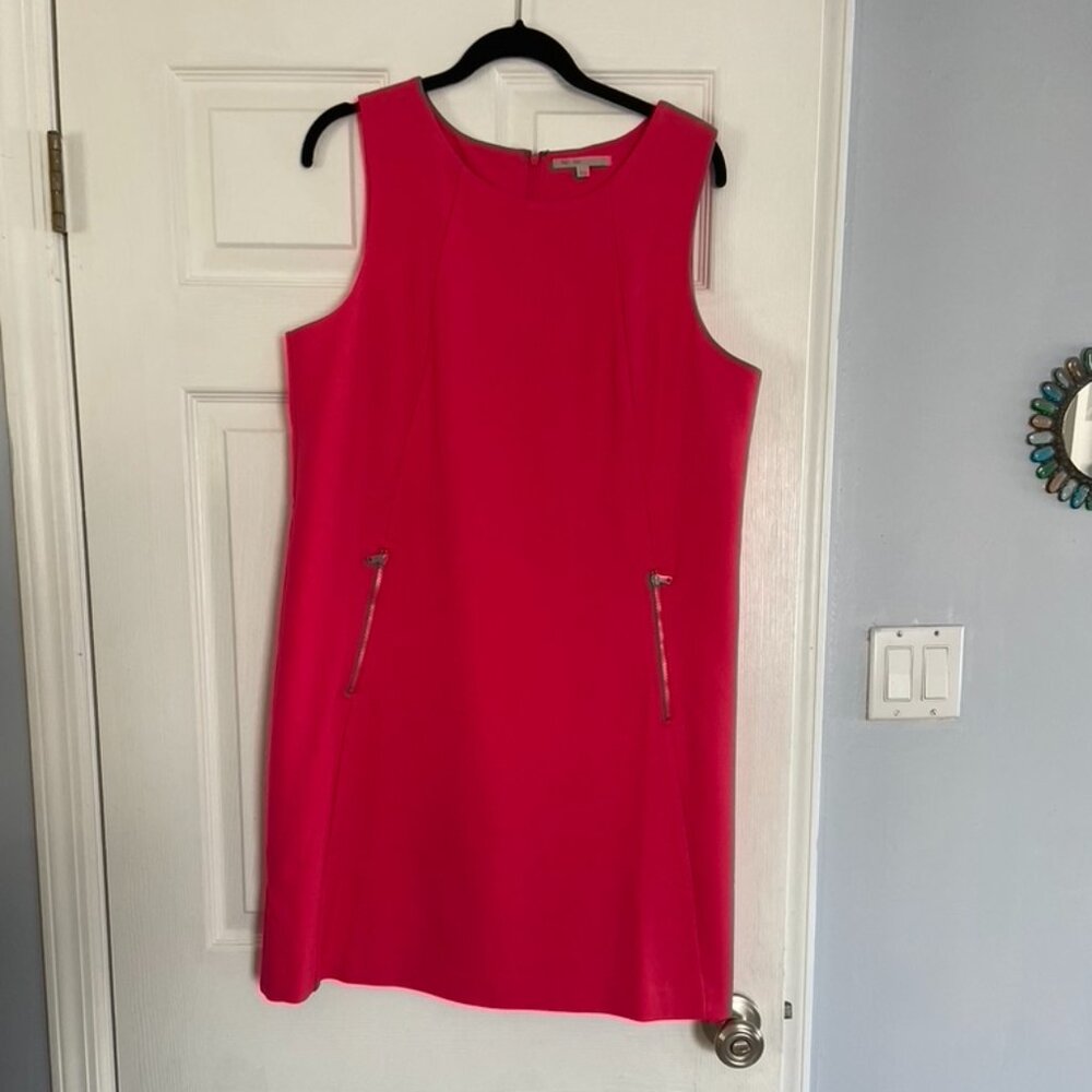 GAP Pink Coral Sheath Dress, Size Large